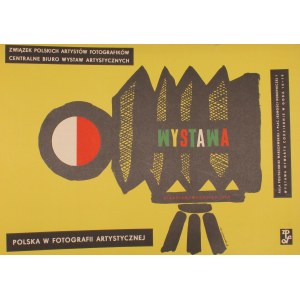 Plakat wystawowy Polska w Fotografii Artystycznej Projekt Jerzy Srokowski (1960)