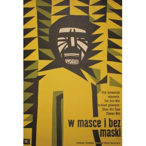 Poster for the film In Mask and Without Mask Proj. Wiktor Gorka (1959)