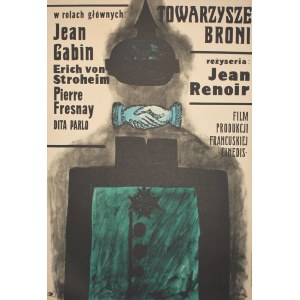 Plakat für den Film Comrades in arms Proj. Jan Lenica (1960)