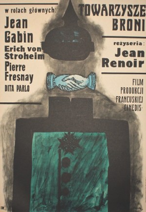 Plakat do filmu Towarzysze broni Proj. Jan Lenica (1960)