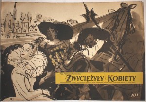 Plakat do filmu Zwyciężyły kobiety Proj. Antoni Uniechowski (1957)