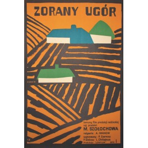 Poster for the film Ploughed Fallow Proj. Wiktor Gorka (1960)