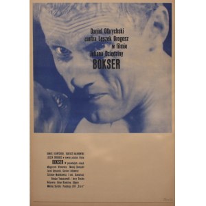 Plakat für den Film The Boxer, entworfen von Marek Freudenreich (1966)