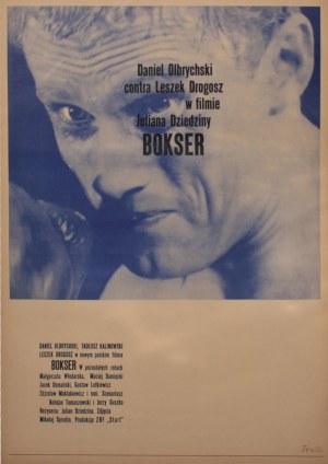 Plakat do filmu Bokser Projekt Marek Freudenreich (1966)