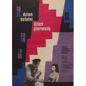 Poster for the film The Last Day, the First Day Design by Wladyslaw Janiszewski (1961)