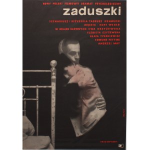 Plakat do filmu Zaduszki Reż. Tadeusz Konwicki Projekt Maciej Hibner (1961)