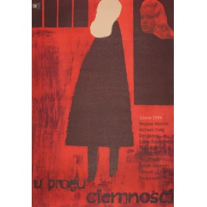 Plakat do filmu U progu ciemności Projekt Ewa Frysztak-Witkowska (1960)