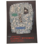 Plakat teatralny W małym dworku Wariat i zakonnica St. Ignacy Witkiewicz / Teatr Dramatyczny [Warszawa] Projekt Józef Szajna (1959)