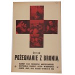 Plakat do filmu Pożegnanie z bronią Projekt Wojciech Fangor (1960)