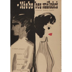 Plakat do filmu Niebo bez miłości Projekt Jerzy Treutler (1960)