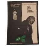 Plakat do filmu Tam gdzie rosną poziomki Reż. Ingmar Bergman Projekt Jerzy Flisak (1960)