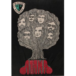 Plakat muzyczny [zespół] Anawa Projekt Jan Sawka (1972)