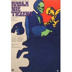 Plakat do filmu Hasła nie trzeba Proj. M. Żbikowski (1968)