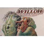 Plakat do filmu Willow Projekt Wiesław Wałkuski (1989)
