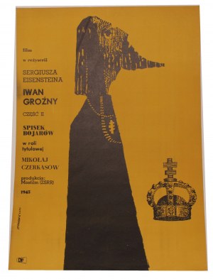 Plakat do filmu Iwan Groźny Projekt Franciszek Starowieyski (1959)