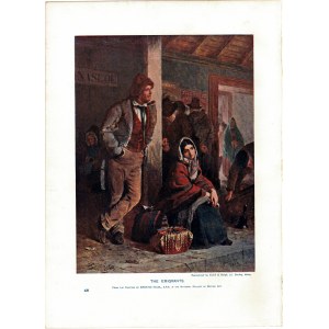 Oryginalna Litografia XIX wiek