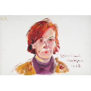 Wlastimil HOFMAN (1881-1970), Portret rudowłosej (1968)