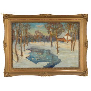 Stefan FILIPKIEWICZ (1879-1944), Winterlandschaft mit Bach