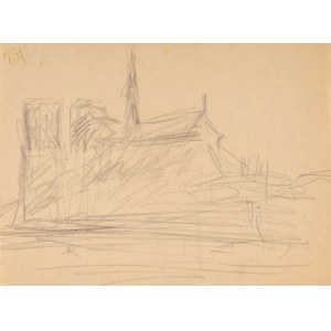 Wlastimil HOFMAN (1881-1970), Die Kathedrale Notre-Dame in Paris.