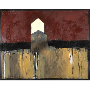 Stanislaw RODZIŃSKI (1940-2021), Landscape - Hommage à Constant Permeke (2004).