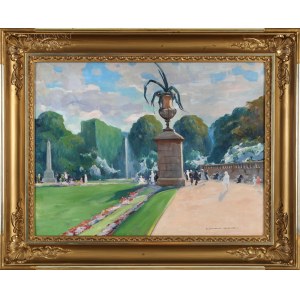 Bronislawa RYCHTER-JANOWSKA (1868-1953), Luxembourg Garden (1920s).