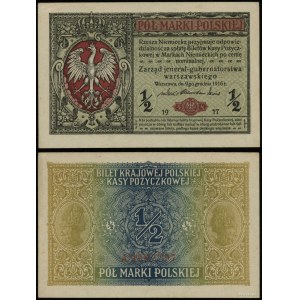 Polska, 1/2 marki polskiej, 9.12.1916