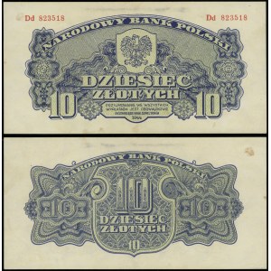 Polska, 10 złotych (emisja pamiątkowa z roku 1974), 1944