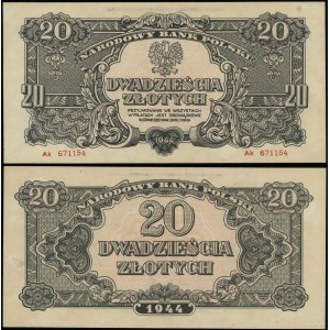 Polska, 20 złotych (emisja pamiątkowa z roku 1974), 1944