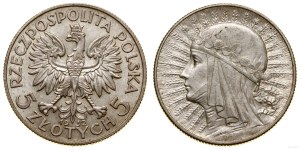 Polska, 5 złotych, 1932, mennica w Anglii