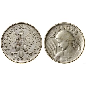 Polska, 2 złote, 1924, Filadelfia