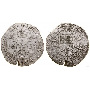 Niderlandy hiszpańskie, 1/2 patagona, 1653, Antwerpia