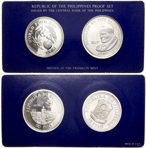 Filipiny, zestaw 2 monet, 1981, Wawa