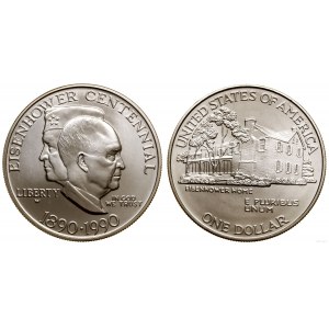 Stany Zjednoczone Ameryki (USA), 1 dolar, 1990 W, West Point