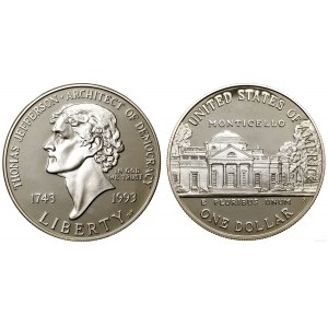 Stany Zjednoczone Ameryki (USA), 1 dolar, 1993 S, San Fancisco