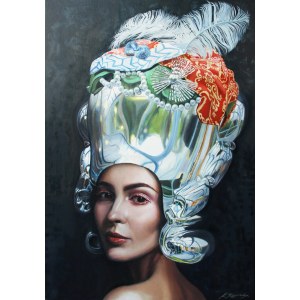 Kamila Stępniak (b. 1983), Baroque wig, 2022