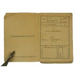 Military conscription booklet conscripts born in 1889, German army 1909-1911 and 1914-1917