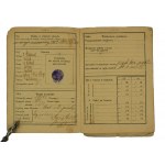 Książeczka wojskowa poborowy rocznik 1889, armia niemiecka 1909-1911 i 1914-1917