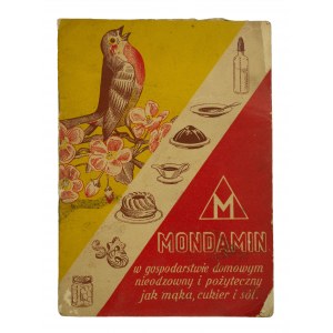 MONDAMIN in the household indispensable and useful as flour, sugar, salt - advertisement with recipes