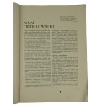 Jubilee Book published on the occasion of the 75th anniversary of the Trade Union of Printing Industry Workers in Poland, Poznań District, Poznań 1946.