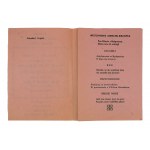 Schnörkel und Ausschnitte von Teilnehmern an der Siebten Bromberger Bibliophilen-Auktion, Auflage 250 Exemplare, 1976. - drei Stücke in verschiedenen Farben