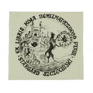 Exlibris of the Numismatic Circle of PTAiN Stargard Szczeciński