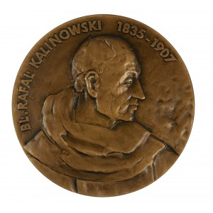 Medaille des Seligen Rafał Kalinowski 1835-1907, entworfen von H. Jelonek, aus der Serie Große Menschen der Kirche, INCO-VERITAS