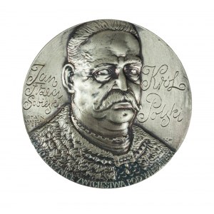 Medal JAN III SOBIESKI król Polski, PTAiN Warszawa 1983, sygnowany BCH