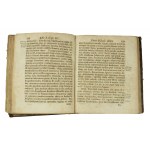NARAMOWSKI Adam - Facies rerum Sarmaticarum in Facie Regni Poloniae, Magniq Ducatus Lituaniae gestarum Duobus Libris succinte Expressa, Vilnius 1724.