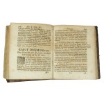 NARAMOWSKI Adam - Facies rerum Sarmaticarum in Facie Regni Poloniae, Magniq Ducatus Lituaniae gestarum Duobus Libris succinte Expressa, Wilno 1724r.