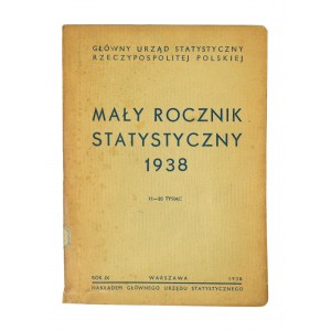 Small Statistical Yearbook 1938, Warsaw 1938.