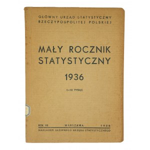 Mały rocznik statystyczny 1936, Warszawa 1936r.