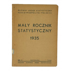 Mały rocznik statystyczny 1935, Warszawa 1935r.,