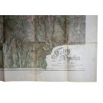 Mapa TATRY WYSOKIE podług zdjęć z roku 1896/97, Towarzystwo Tatrzańskie w Krakowie, 1903r., skala 1:25.000, 67 x 86cm