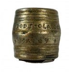Mug / barrel with the inscription For the health of the podstolaneczka złey maiey baryłeczka [XVII/XVIIIw ?].
